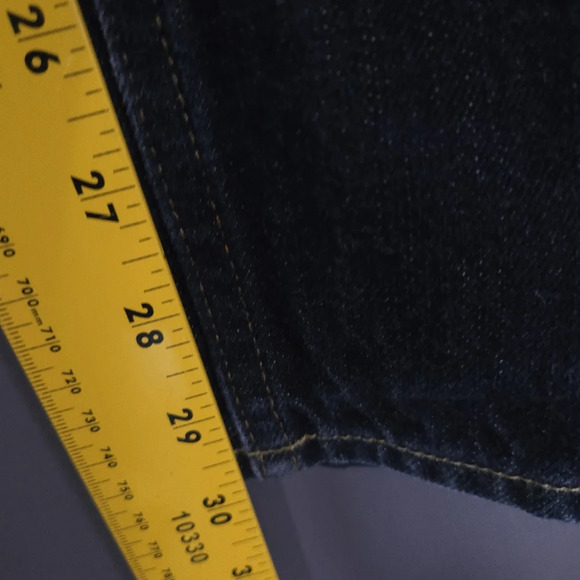 Hollister Slim Straight Jeans Dark Wash‎ Mens Size  28x30  Button  Western - Picture 3 of 9